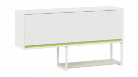 Шкаф навесной «Сканди» Дуб Гарден/Белый/Зеленый в Искитиме - iskitim.katalogmebeli.com | фото 1