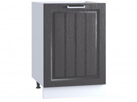Шкаф нижний под мойку 500, ШНМ 500 (Клен серый/корпус белый) в Искитиме - iskitim.katalogmebeli.com | фото