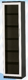 Шкаф средний со стеклодверью ДЛЯ ГОСТИНОЙ ШСС-450 Венге/Дуб выбеленный в Искитиме - iskitim.katalogmebeli.com | фото