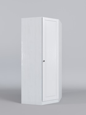 Шкаф угловой (угловая секция) Классика (Белый/корпус Выбеленное дерево) в Искитиме - iskitim.katalogmebeli.com | фото