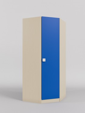 Шкаф угловой (угловая секция) Скай (Синий/корпус Клен) в Искитиме - iskitim.katalogmebeli.com | фото 1