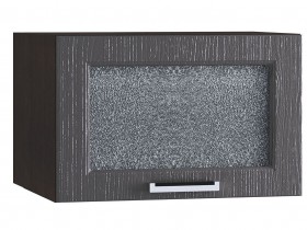 Шкаф верхний горизонтальный со стеклом 510, ШВГС 510 (Клен серый/корпус венге) в Искитиме - iskitim.katalogmebeli.com | фото
