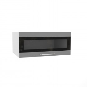 Скала ГПГСФ 800 шкаф верхний горизонтальный глубокий (Гранит Оникс/корпус Серый) в Искитиме - iskitim.katalogmebeli.com | фото