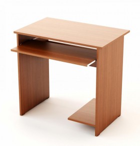 Компьютерный стол Малый упрощённый (Беленый дуб) в Искитиме - iskitim.katalogmebeli.com | фото 2