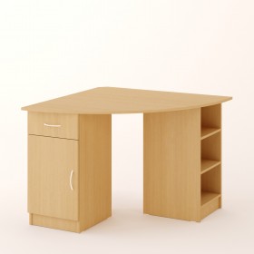 Угловой компьютерный стол 2 (Белёный дуб) в Искитиме - iskitim.katalogmebeli.com | фото