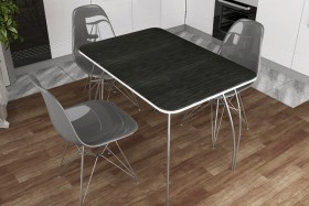 Стол обеденный Титан Черный Распродажа в Искитиме - iskitim.katalogmebeli.com | фото 5