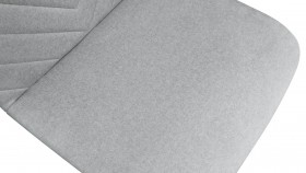 Стул «Шерри» К1С Черный муар/Микровелюр Jercy Silver в Искитиме - iskitim.katalogmebeli.com | фото 3