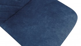 Стул «Шерри» К1С Черный муар/Микровелюр Wellmart Blue в Искитиме - iskitim.katalogmebeli.com | фото 3