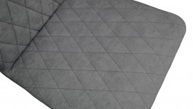 Стул «Стенли» К1С Черный муар/Микровелюр Duna Steel в Искитиме - iskitim.katalogmebeli.com | фото 3