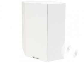 Угловой шкаф Валерия-М ШВУ 599 (Белый глянец/Белый/верхний/высокий) в Искитиме - iskitim.katalogmebeli.com | фото