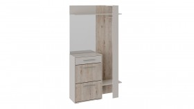 Шкаф для одежды «Нуар» тип 1 Фон серый/Дуб сонома в Искитиме - iskitim.katalogmebeli.com | фото 2
