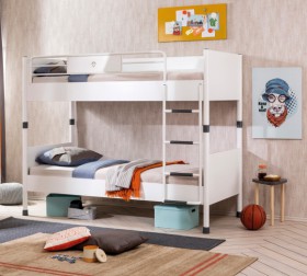 Кровать двухъярусная WHITE в Искитиме - iskitim.katalogmebeli.com | фото
