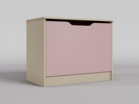 Ящик для игрушек Грэйси (Розовый/корпус Клен) в Искитиме - iskitim.katalogmebeli.com | фото