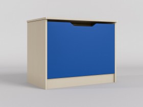 Ящик для игрушек Скай (Синий/корпус Клен) в Искитиме - iskitim.katalogmebeli.com | фото
