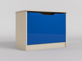 Ящик для игрушек Скай люкс (Синий/корпус Клен) в Искитиме - iskitim.katalogmebeli.com | фото