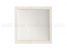 Зеркало Гармония (Белый/Белый глянец) в Искитиме - iskitim.katalogmebeli.com | фото