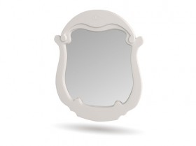 Зеркало настенное Мария (Белый глянец) в Искитиме - iskitim.katalogmebeli.com | фото